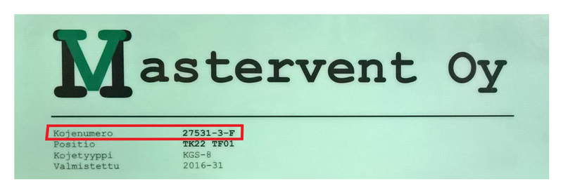 Mastervent kojekilpi